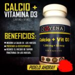 Calcio con Vitamina D3 – Huesos fuertes y saludables | Cayena Shop