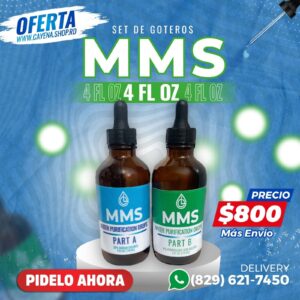 MMS – Solución Mineral Milagrosa 28% | Presentación 4oz | Cayena Shop