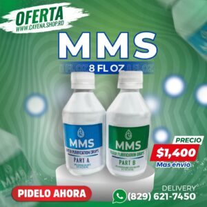 MMS – Solución Mineral Milagrosa 28% | Presentación 8oz | Cayena Shop