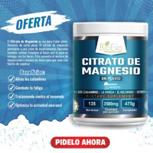 Magnesio en Polvo – Relajación, sueño y salud muscular | Cayena Shop
