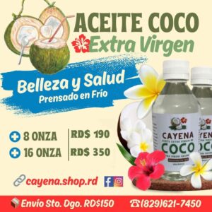 Aceite de coco 16 oz