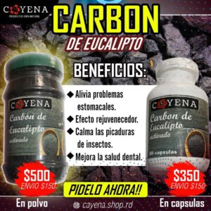 Carbon de Eucalipto