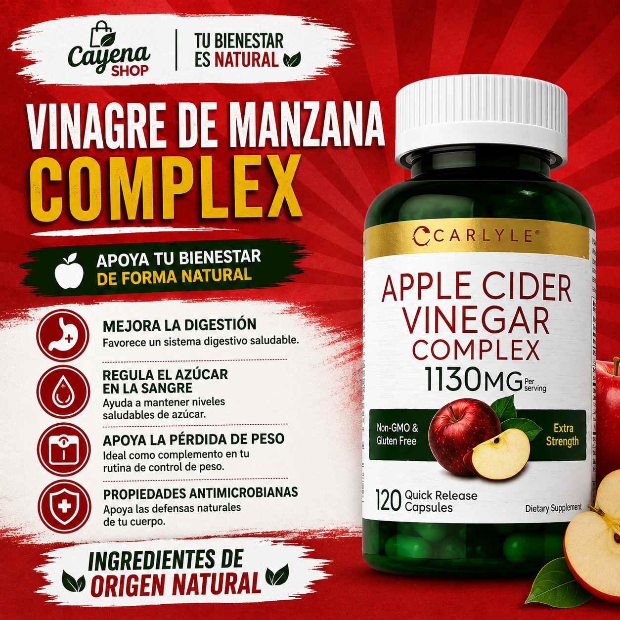 Vinagre de Manzana 1 Vinagre de Manzana