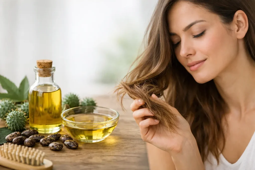 Aceite de ricino para cabello seco y sus usos 1 Aceite de ricino para cabello seco y sus usos